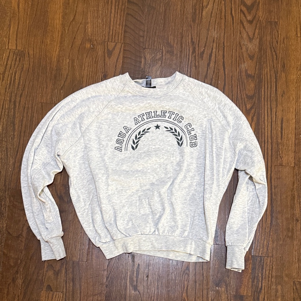 Aqua Athletic Heather Gray Top